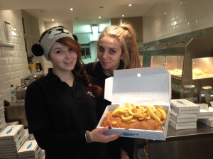 Cod and chips served with a smile at Redbourn's Sea Salt